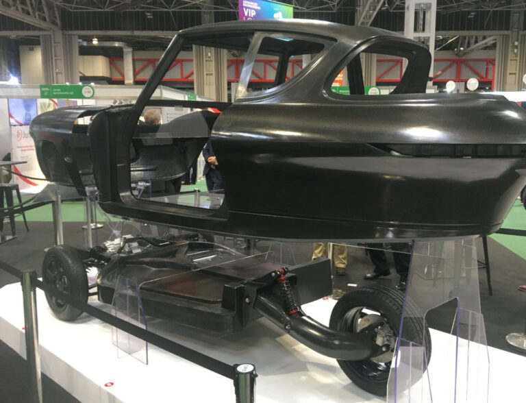 Far UK Shows Carbon Fibre Skateboard EV Chassis E Mobility Engineering